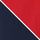 Navy Blue and Red