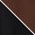 Black and Chocolate Brown