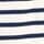 Ecru Navy Breton Stripe