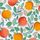 Rust Orange Floral Hedgehog