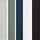 Black/White/Grey/Blue/Green