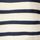 Ecru White/Navy Blue Stripe