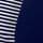 Blue White Stripe & Navy Blue