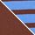 Brown/Blue Stripe
