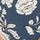 Navy Blue/Ochre Yellow Floral