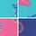 Bright Purple/Pink/Blue/Navy Fun Animals