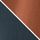 Navy Blue/Orange Check
