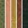Black Green/Rust Textured Waistband