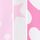 Pink/white heart star