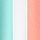 White/Blue/Orange