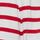 Red and White Stripe Bow Back