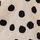 Cream/Black Polka Dot