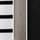 Back/Taupe/Black and White Stripe