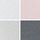White/Light Grey/Light Pink/Slate Grey