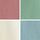 Ecru/Blue/Green/Pink