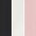 Cream/Pink/Black