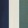 Blue/White/Green
