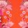 Pink and Orange Floral Print