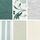 Groen met bloemenprint