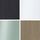 White/Black/Sage Green/Stone