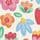 Cream Floral & Strawberry