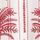 Ecru/Red Palm Print