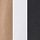 Black/White/Tan