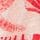 Red and White Shell Print