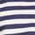 White and Navy Stripe