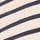 Navy and White Embroidered Stripe