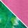 Solid Pink and Multicoloured Fruit Print