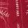 Red/Ecru Palm Print