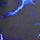 Blue/Black Lightning Print