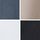 Black/Vintage Blue/ White/ Mushroom