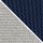 Navy Cable/Charcoal Gingham