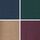 Blue/Green/Burgundy/Tan