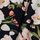 preto Multi Floral 