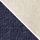 Ecru/Marineblau mit Love/Herz-Motiv