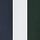 Bleu marine/vert/gris