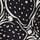 Black/White Strawberry Print