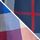 Red/Blue London Bus Applique