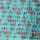 Teal Blue/Mint Green Floral Print