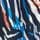 Blue Zebra Print