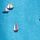 Blue Boat Print