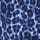 Blau mit Leopardenmuster