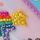Lilac Purple Rainbow Embroidered