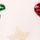 Cream and Pink Sequin Cherry