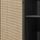 Natural Rattan and Black Wood Effect