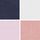 Navy/Pink/Cream