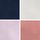 Navy/Pink/Cream